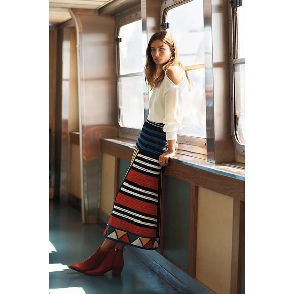 FARM Rio Miro Sweater Midi Skirt - S Novelty